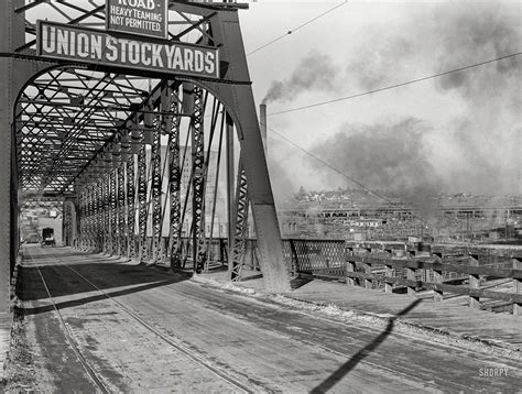 November 1938. "Entrance to Union Stockyards. Omaha, Nebraska." Shorpy