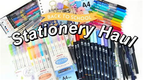 Huge Back To School Stationery Haul Stationery Pal 💕 Youtube