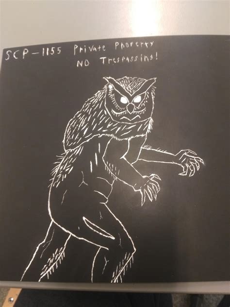 Made Scp 1155 It Was A Black Cardboard Paper Thing That You Had To
