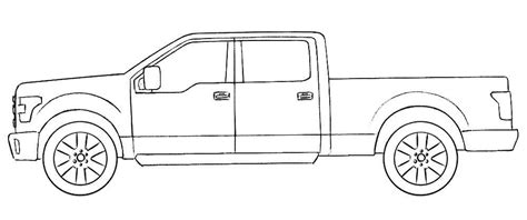 Ford Truck Coloring Page Truck Coloring Pages