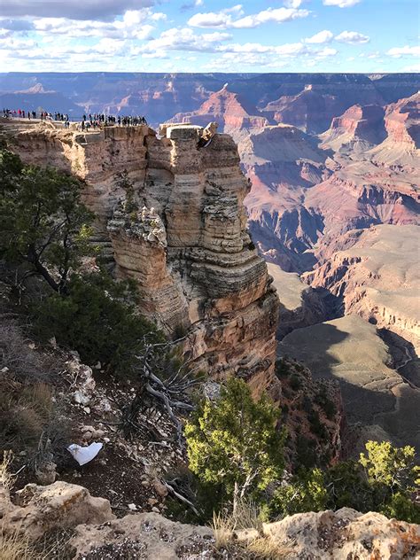 Mather Point On The South Rim Of Grand Canyon National Park