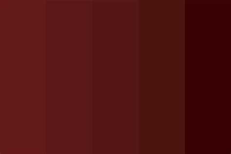 Blood Red Wine Color Palette