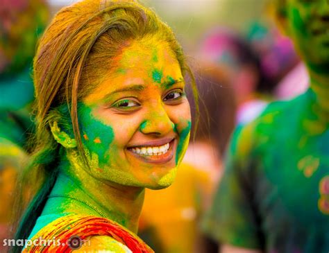 Beautiful Indian Girl At Holi Festival Asha Stanford Holi Flickr