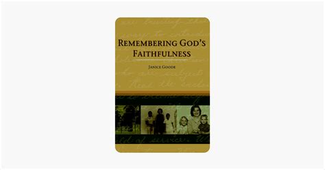 ‎remembering Gods Faithfulness On Apple Books