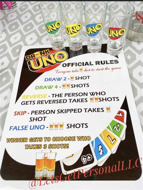 Printable Free Printable Drunk Uno Rules Pdf