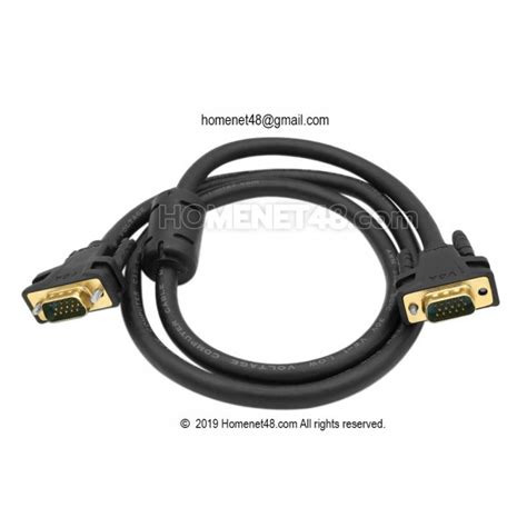 Vga Rgb Cable 36 Computer Cable Gold Head M M Deluxe 1m Homenet48