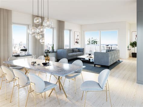Scandinavian Interior With Luxury Style On Behance