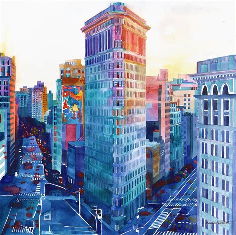 Watercolor Paintings Capture The Beloved Monuments Of Cities Around The