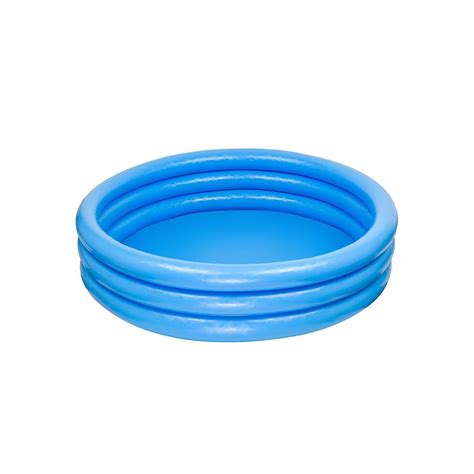 Intex Crystal Blue Three Ring Inflatable Paddling Pool 114m X 25cm