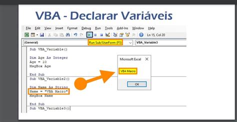 Como usar e declarar variáveis no Excel com VBA Tudo Excel