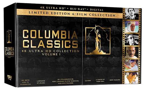 Columbia Classics 6 Film 4k Blu Ray Collection Details And Highlights