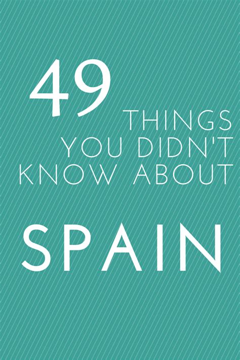 Interesting Facts About Spain Fun Facts And Amazing Stories
