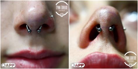 A Crooked Septum Piercing With Some Anatometal From Lynn At Icon