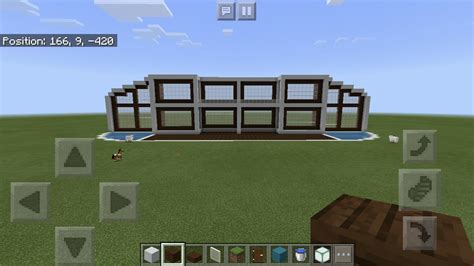Minecraft White Concrete House Rated 4 2 From 43 Votes