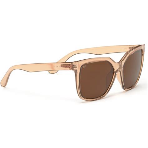 Serengeti Wakota 536001 Shiny Crystal Peach Saturn Brown Drivers Sunglass Culture