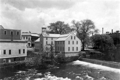 Textile Mill 1793 Nsamuel Slaters Textile Mill Built At Pawtucket