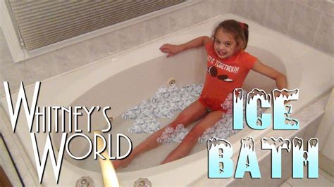 Ice Bath Challenge Whitney Youtube