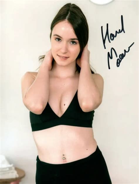 HAZEL MOORE SUPER Sexy Hot Adult Model Signed 8x10 Photo COA Proof 500