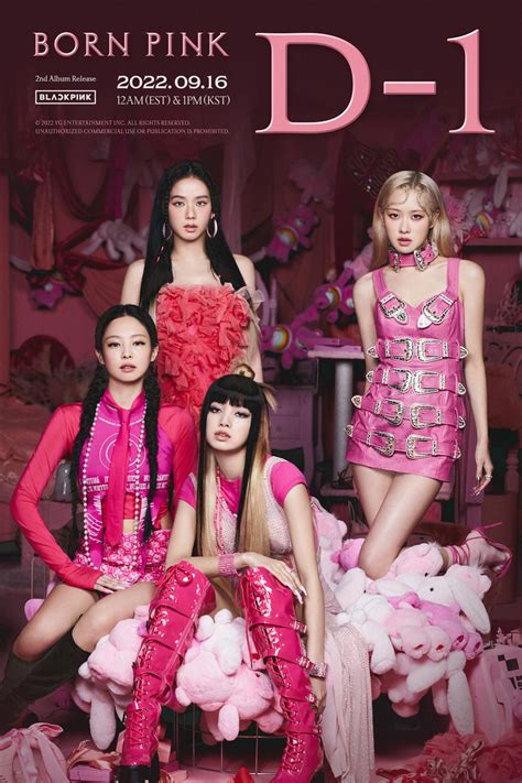 Update Blackpink Excites With Mesmerizing Born Pink D Day Poster