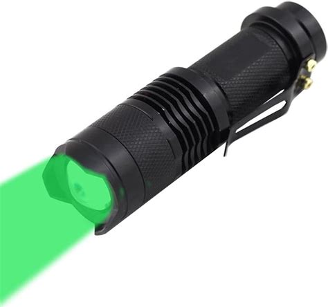 Wayllshine 3 Mode Green Light Flashlight Scalable Green Led Flashlight