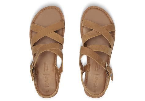 Buy Womens Tan Leather Sandals In Stock