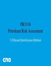 Hazard Identification Methods Pdf Pr Petroleum Risk