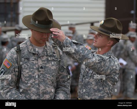 Drill Sergeant Candidates At The United States Army Drill Sergeant