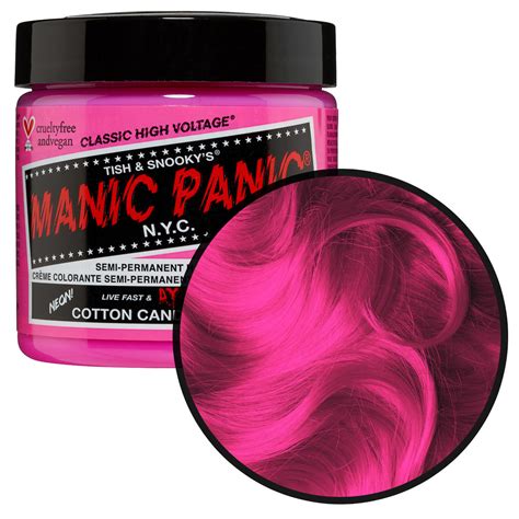 Buy Manic Panic Semi Permanent Hair Colour Cream Cotton Candy Pink At Mighty Ape Nz