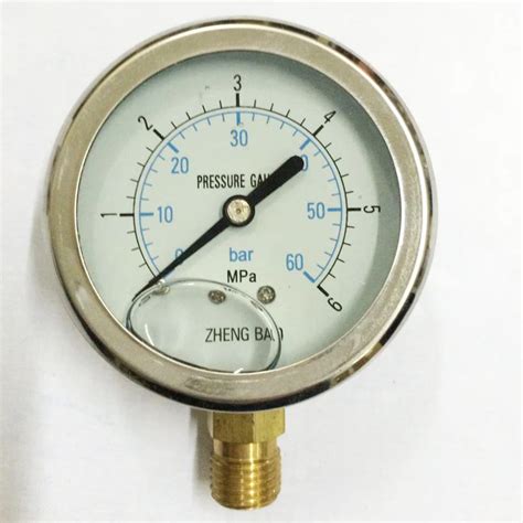 Zhengbao Hydraulic Oil Pressure Gauge Yn 60 0 6 Vibration Proof