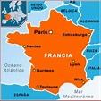 Mapa de Francia | Francia