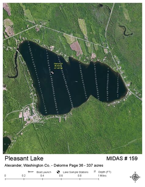 Lakes Of Maine Lake Overview Pleasant Lake Alexander Washington
