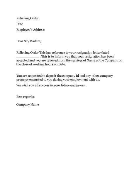 Surat Resign Letter English Dokumen Hanna