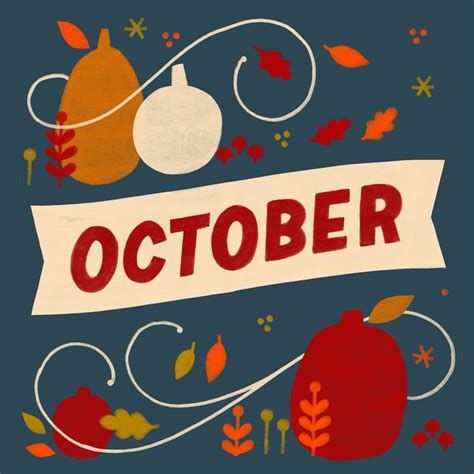 Hello, October! 🎃🍂 ️ What are you excited to celebrate this month ...