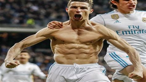 Cristiano Ronaldo Six Pack Abs Celebrations No Shirt Youtube