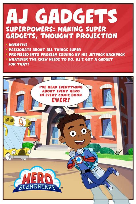 Meet Aj Gadgets Of Hero Elementary Heroes Book Pbs Kids Videos Pbs Kids