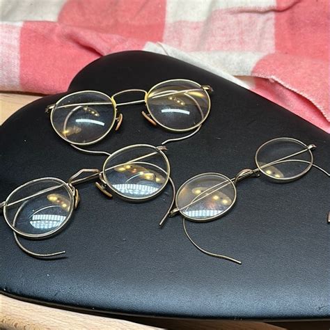 Vintage Accessories Vintage Wire Rim Eye Glasses Gold Filled Antique Poshmark