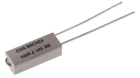 Te Connectivity 100Ω Wire Wound Resistor 4w ±5 Sbche4100rj Rs