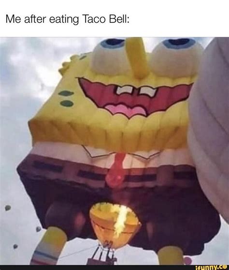 A Hot Air Balloon That Looks Like Spongebob Is Floating In The Sky With