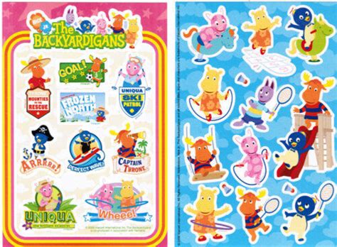 The Backyardigans 2 Sheets Of Scrapbook Stickers For Sale Online Ebay