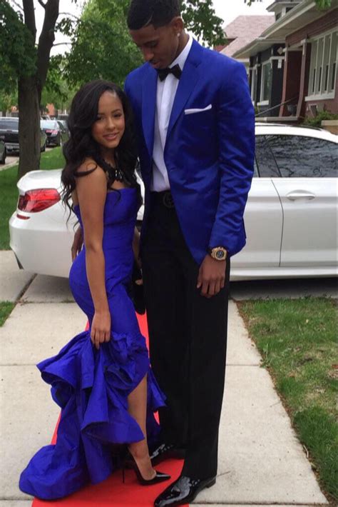 Royal Blue And Black Prom Prom Outfits Cute Prom Dresses Prom Couples