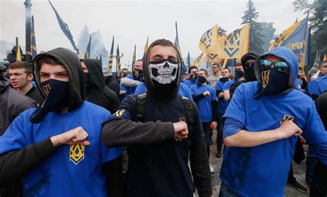 ukraine s ultra right militias are challenging the government to a showdown the washington post