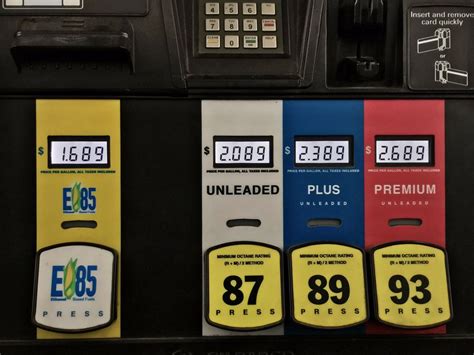 Since the ethanol content is more in e85, the e8 gas has more resistance to explosion and also it provides a cooling effect to the engine. E85 pump/prices - Yelp