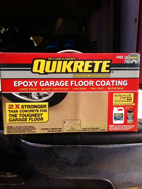 Quikrete Garage Floor Epoxy Flooring Tips