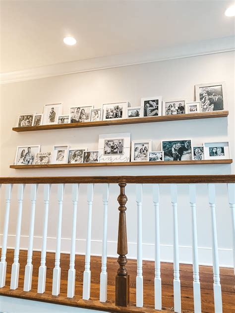 Diy Gallery Wall How To Style A Photo Ledge Shelf Hello Gorgeous