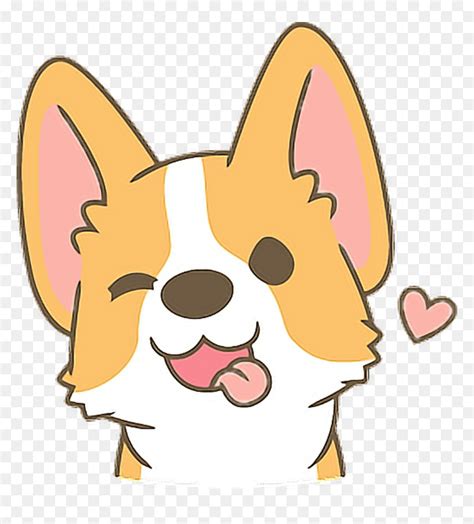 Transparent Yellow Dog Clipart Kawaii Cute Easy Drawings Hd Png