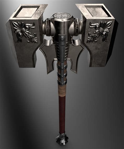 Hammers Weapon Patterns Model Turbosquid 1595260