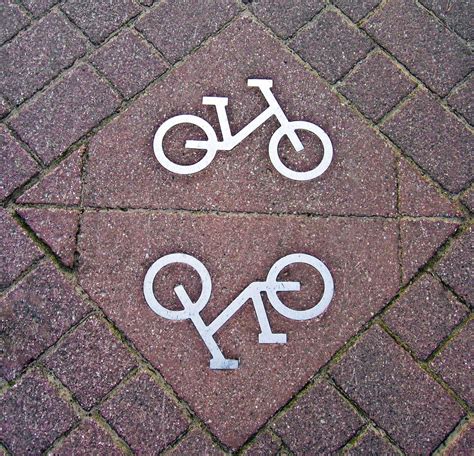 Bike Route Sign 2 Free Stock Photo Freeimages