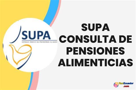 Supa Consulta De Pensiones Alimenticias Runecuador