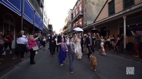 New Orleans Second Line New Orleans Wedding Youtube