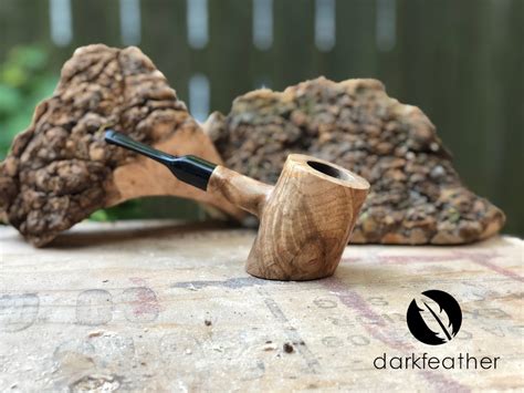 Maple Burl Cherrywood Style Pipe Started With Nothing To Smoke From Ended Up With A New